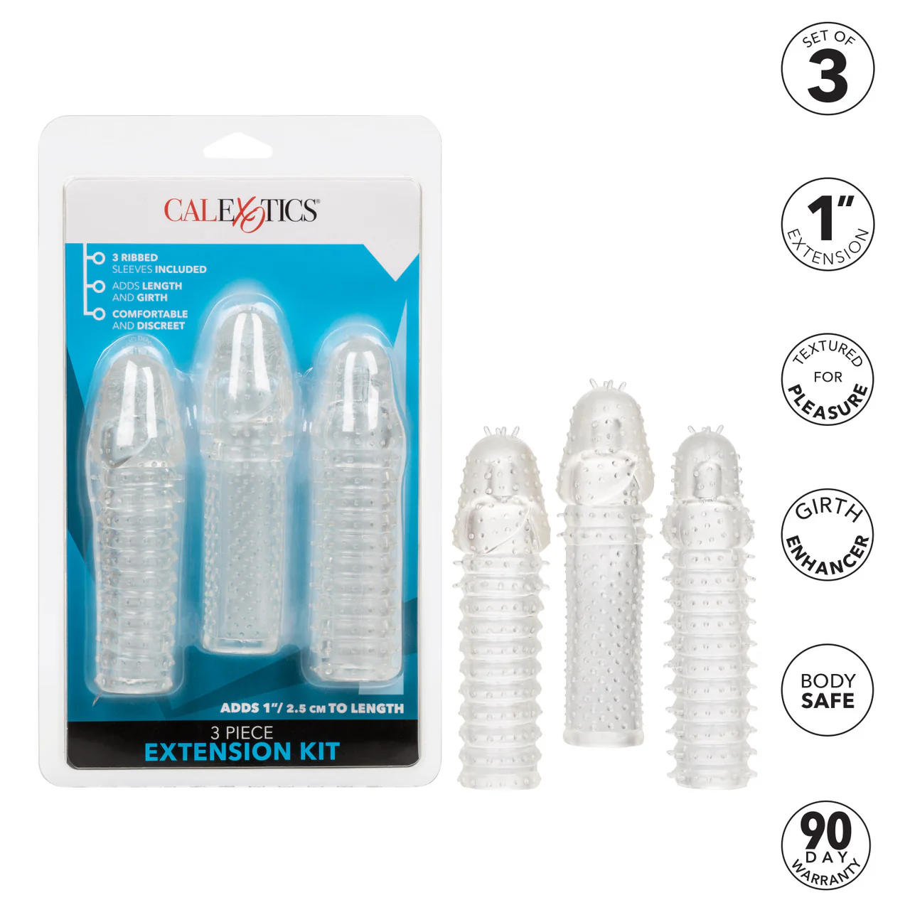 3 Piece Extension Kit - Clear - Image 6