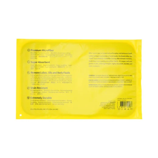 After-Sex Microfiber Towel in Black - Image 6