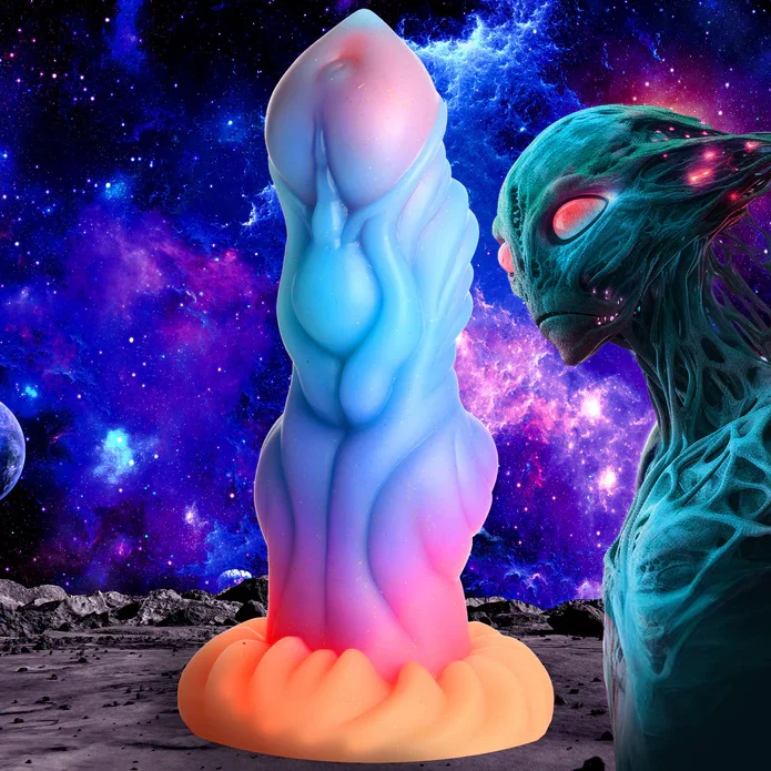 ALIEN INVADER GLOW-IN-THE-DARK DILDO - Image 2