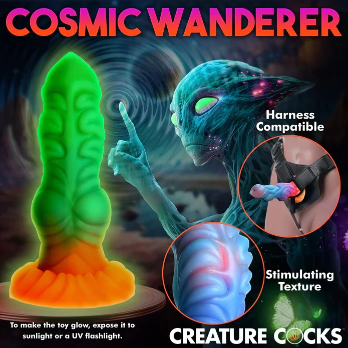 ALIEN INVADER GLOW-IN-THE-DARK DILDO - Image 8