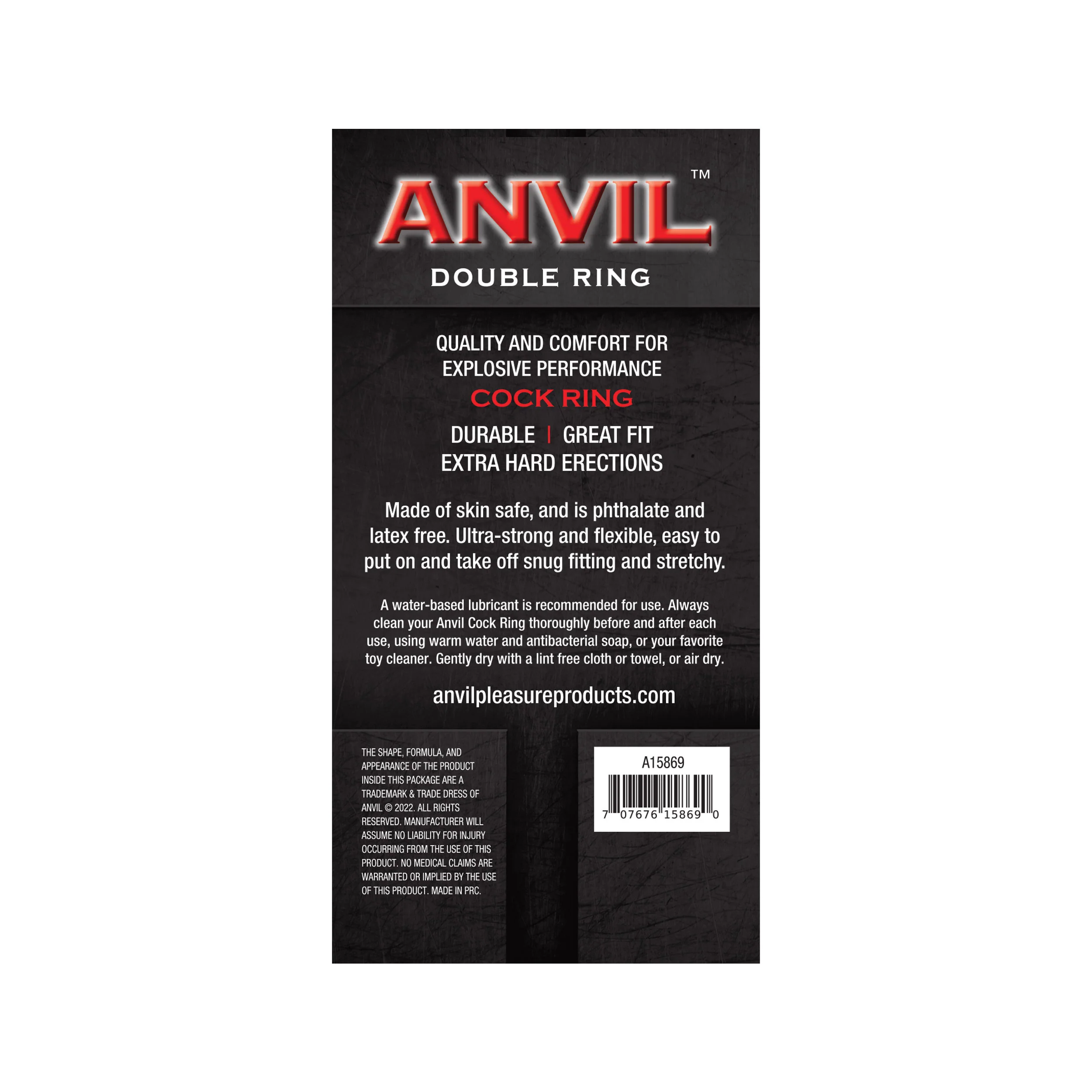 Anvil Dark Blue Double Ring - Image 5