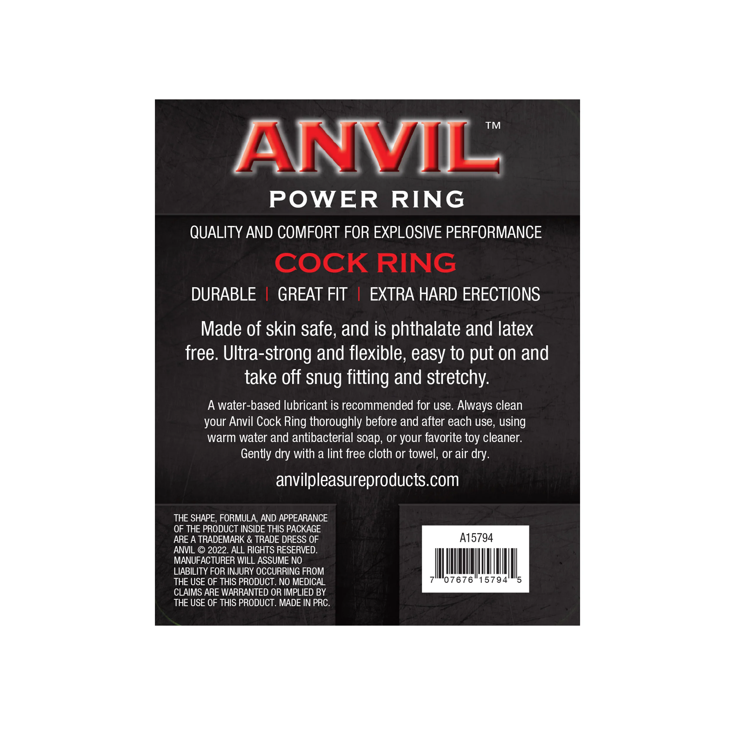 Anvil White Power Ring - Image 4