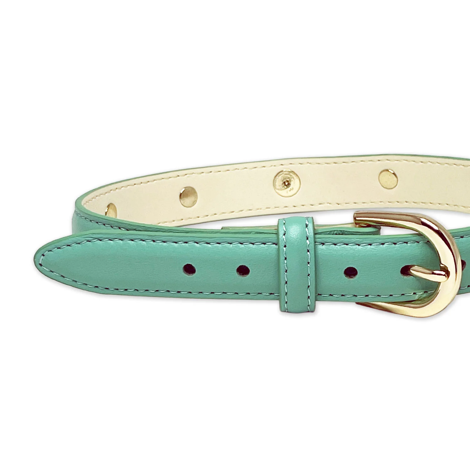 Aqua Bejeweled Collar by Fetish Pleasure Play - Image 3