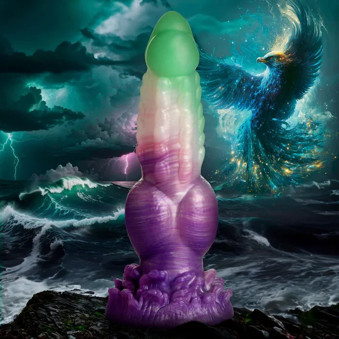AQUA PHOENIX SILICONE DILDO - Image 3