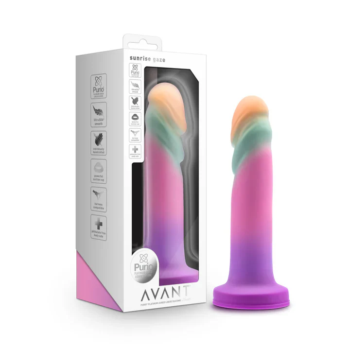 Avant Sunrise Gaze Handcrafted 7.5 Inch Dildo in Sherbert - Image 10