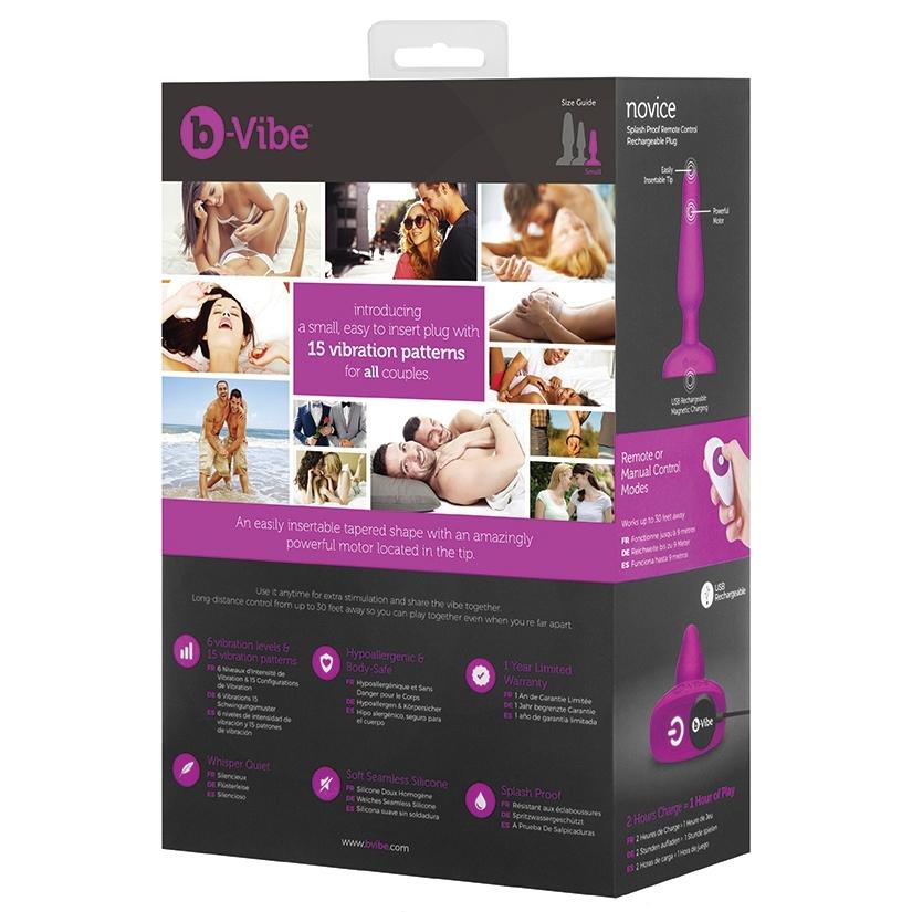 b-Vibe Triplet Anal Beads - Fuchsia - Image 6