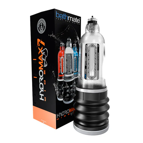 Bathmate Hydromax7 Wide Boy Penis Pump - Crystal Clear - Image 2