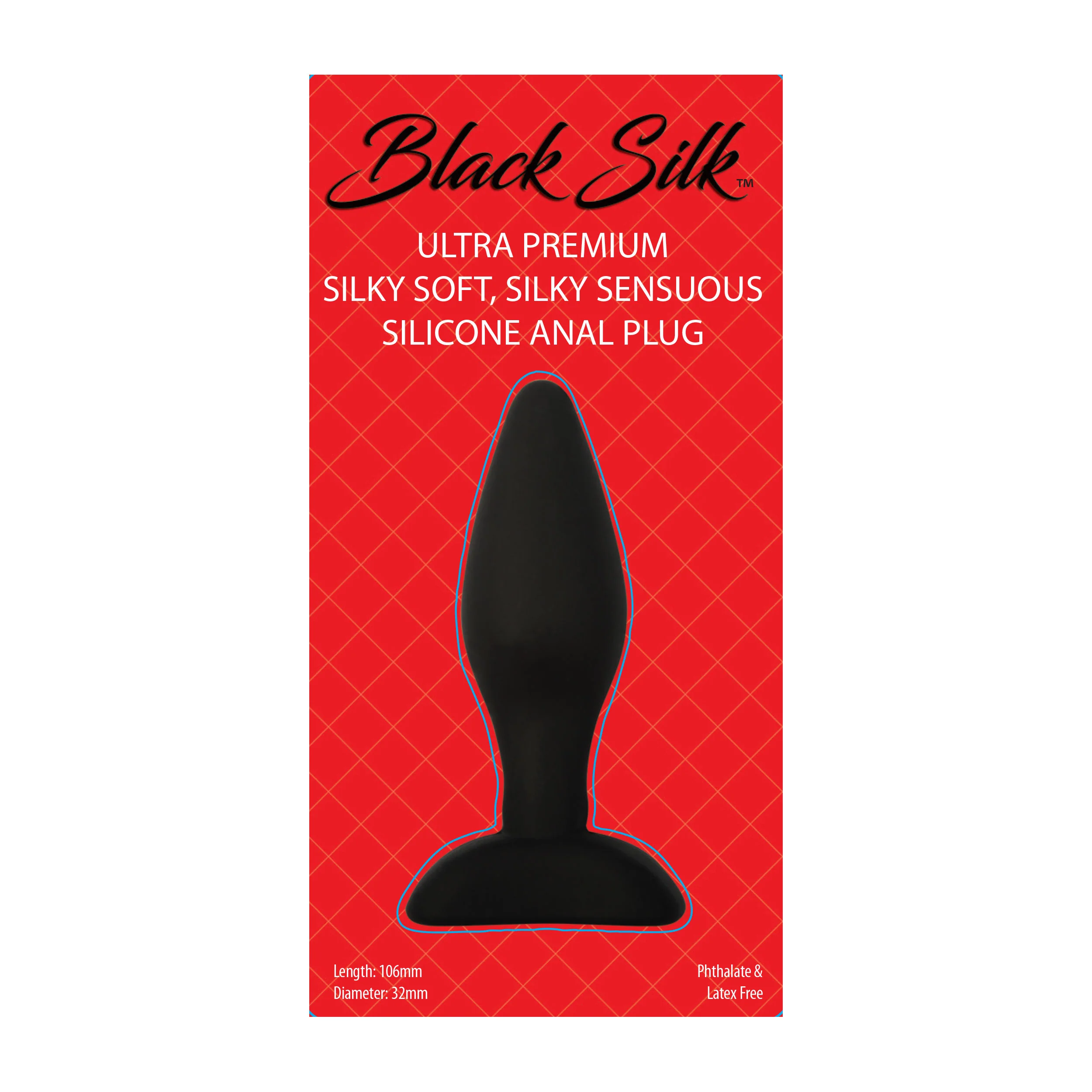 Black Silk Medium Plug - Image 3