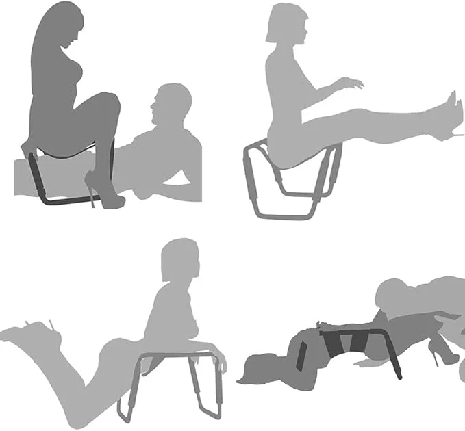 Bouncer Sex Chair by Fetish Pleasure Play in Black - Image 2