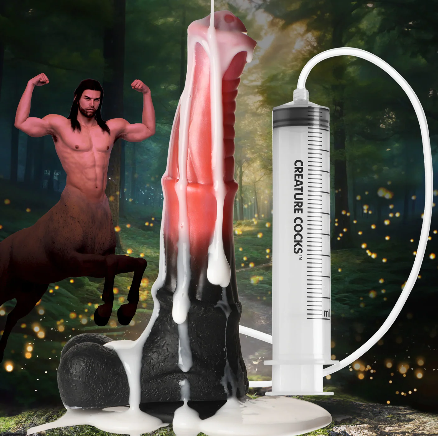 THE CENTAUR EXPLOSION SQUIRTING DILDO BY CREATURE COCKS - Image 8