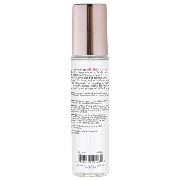 CG Pheromones Body Mist All Night Long - 3.5 oz - Image 3