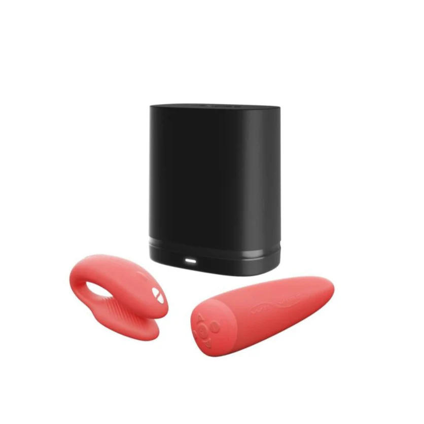Chorus by We-Vibe Couples Vibrator in Crave Coral