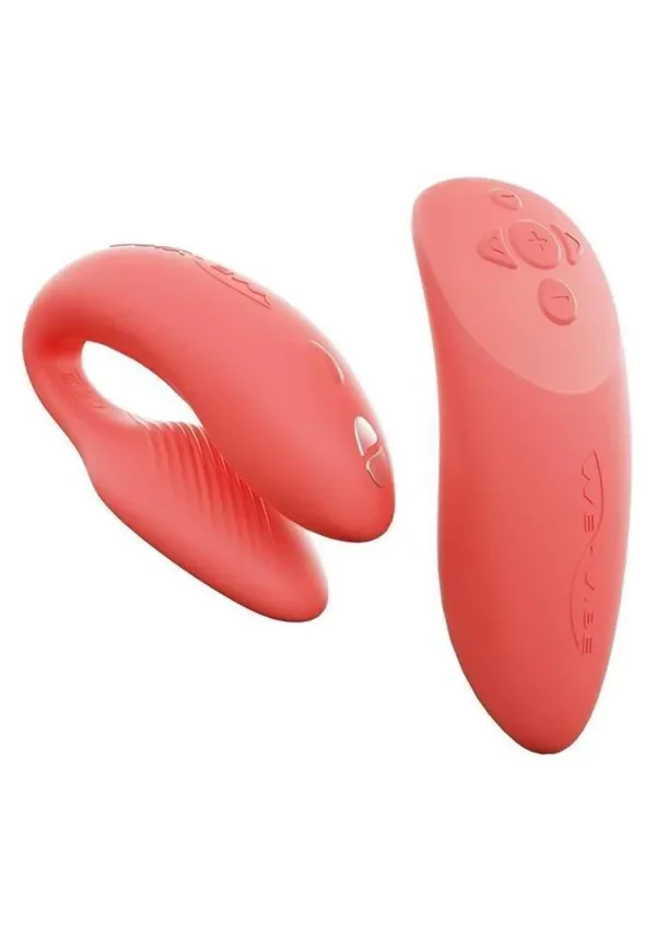 Chorus by We-Vibe Couples Vibrator in Crave Coral - Image 2