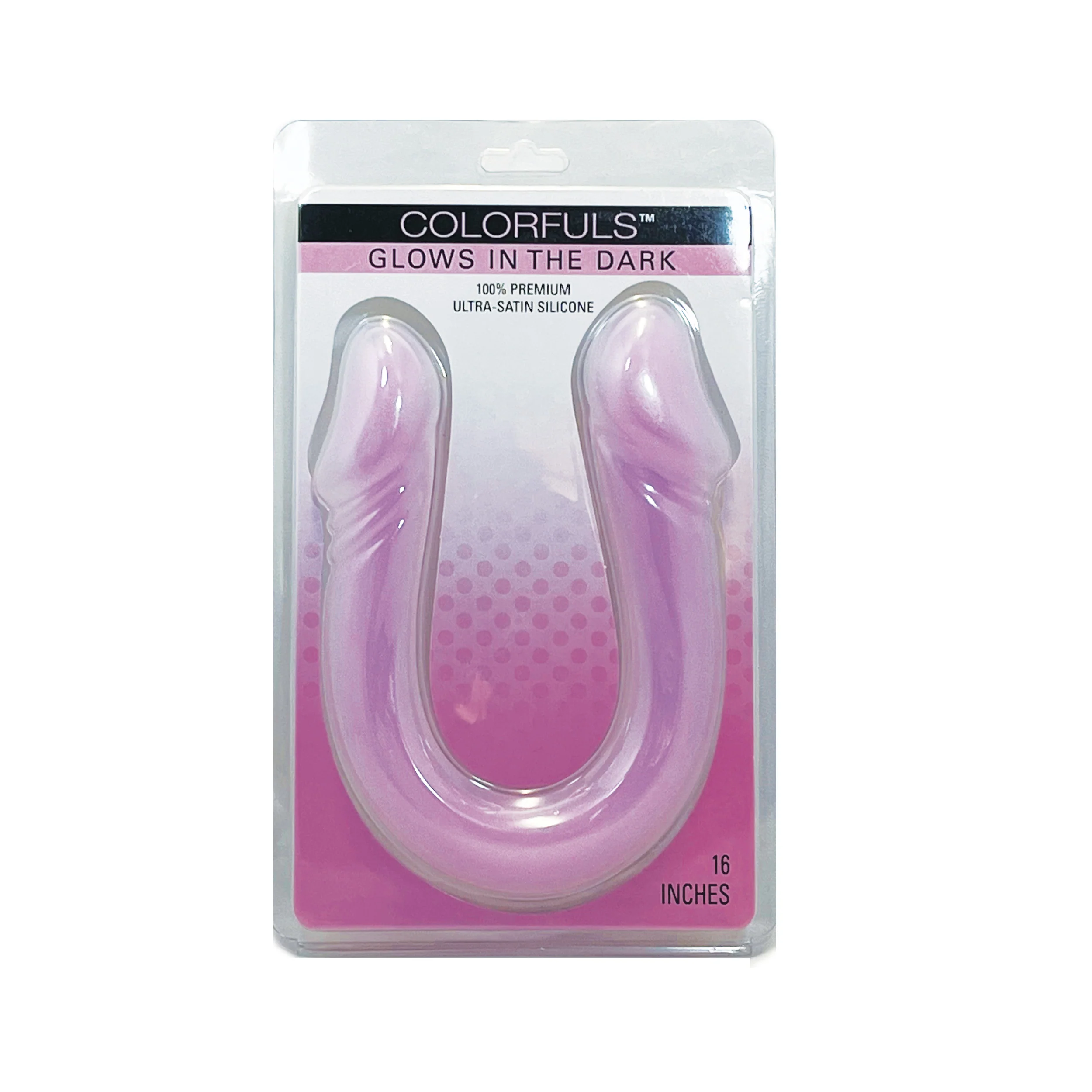 Colorfuls Pink Glow-in-the-Dark Double Dong
