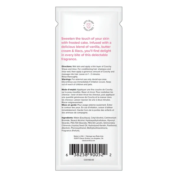 COOCHY Oh So Smooth Shave Cream Frosted Cake - .5 oz - Image 2