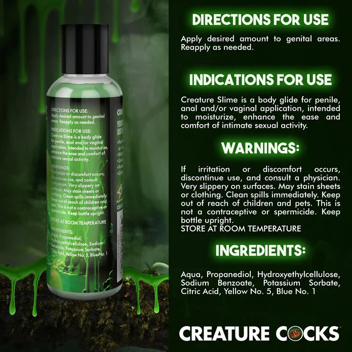 Creature Slime 4oz Green Slime Water-Based Lubricant - Image 4