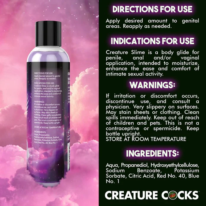 Creature Slime 8oz Purple Slime Water-Based Lubricant - Image 4