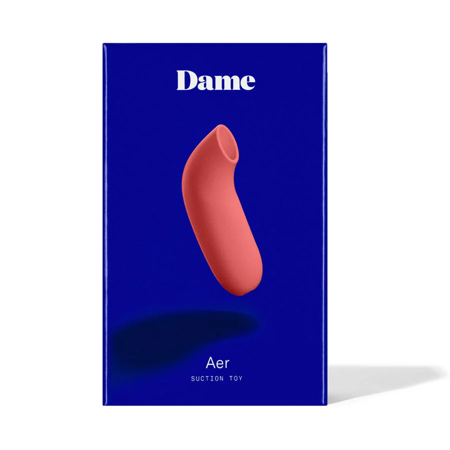 Dame Aer Pressure Wave Suction Vibrator - Papaya - Image 5