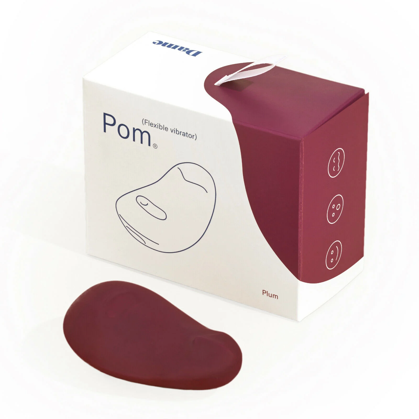 Dame Pom Flexible Vibrator - Plum - Image 5