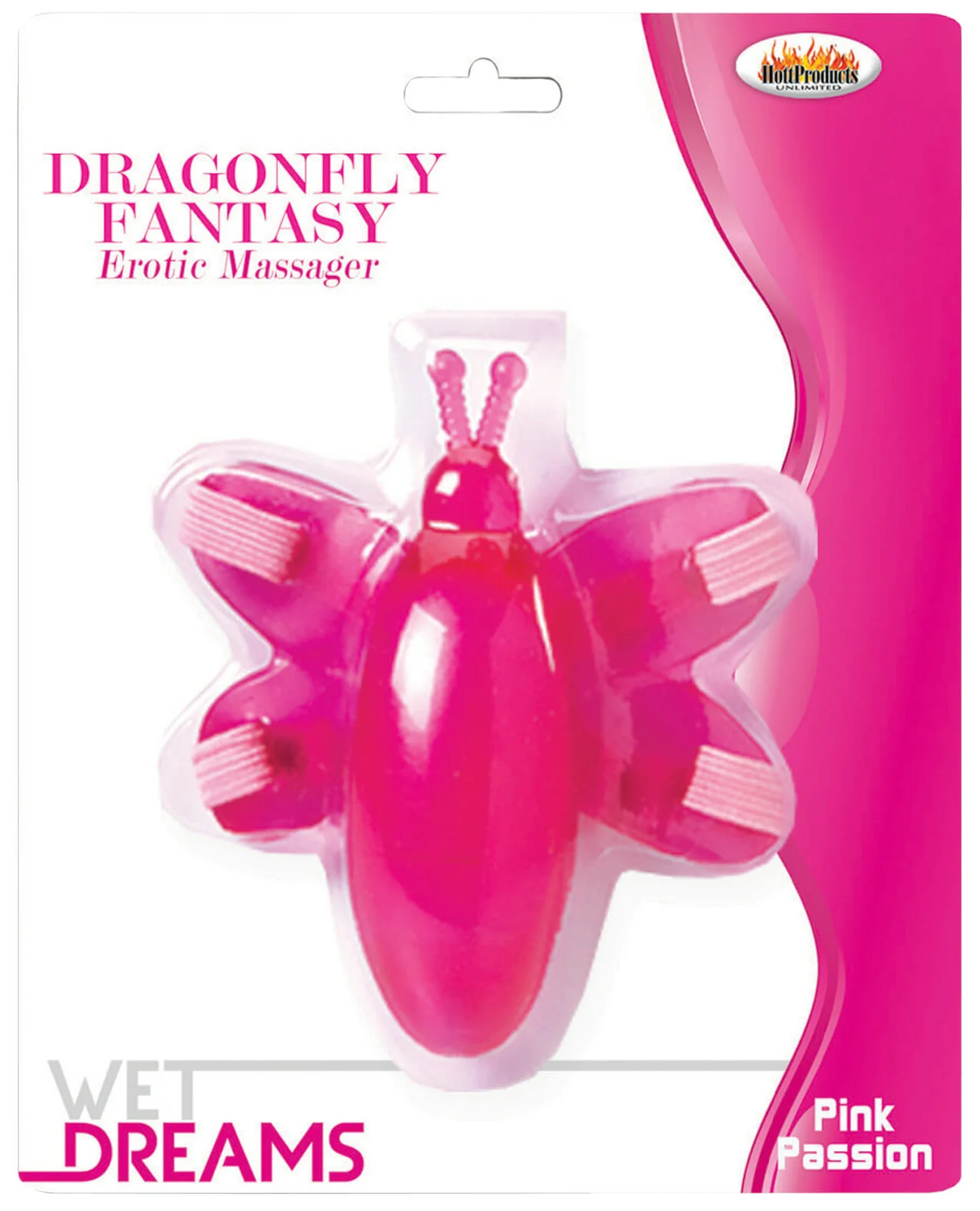 Dragonfly Fantasy Erotic Massager - Magenta - Image 2