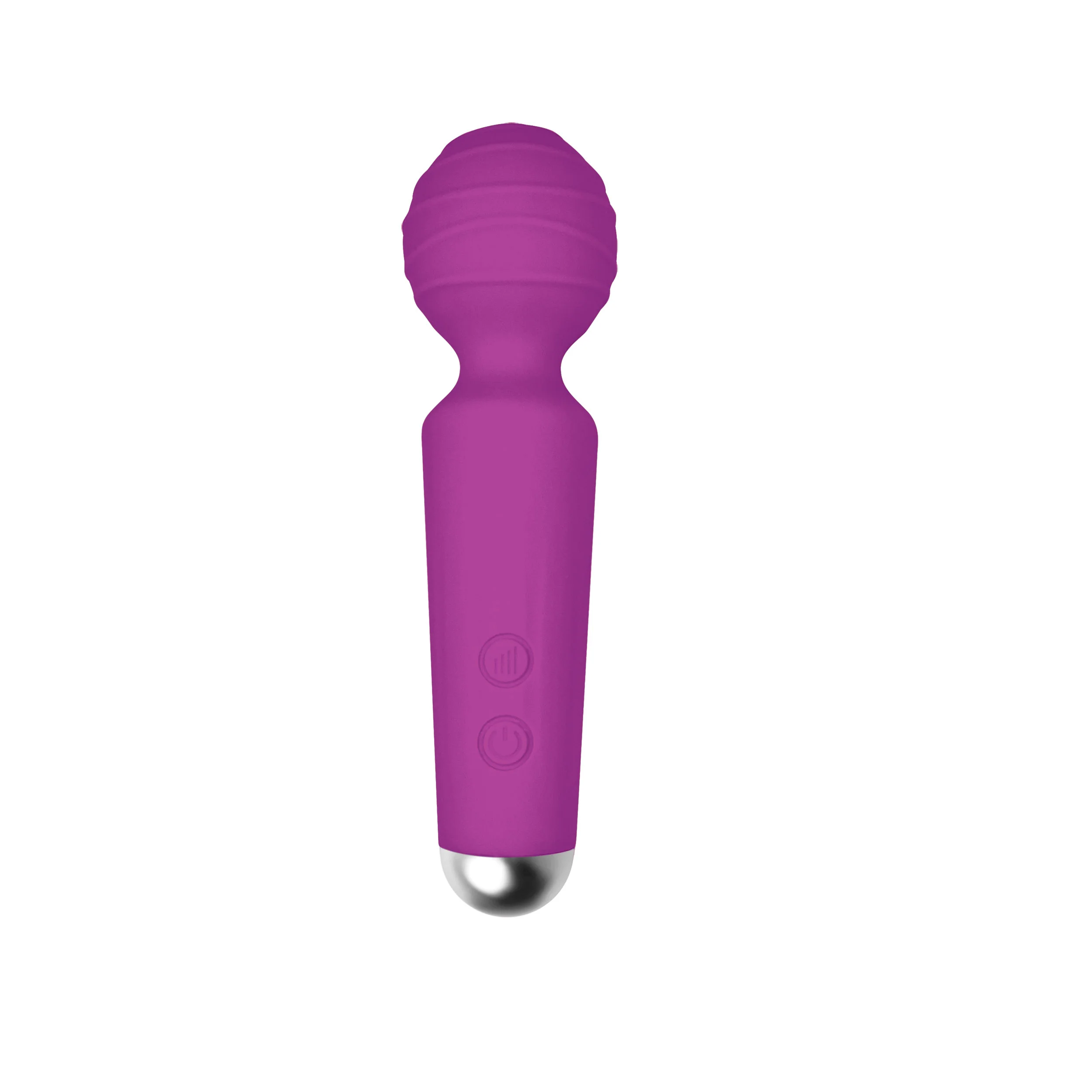 Duet Purple Mini Pleasure Wand Vibrating Massager - Image 2