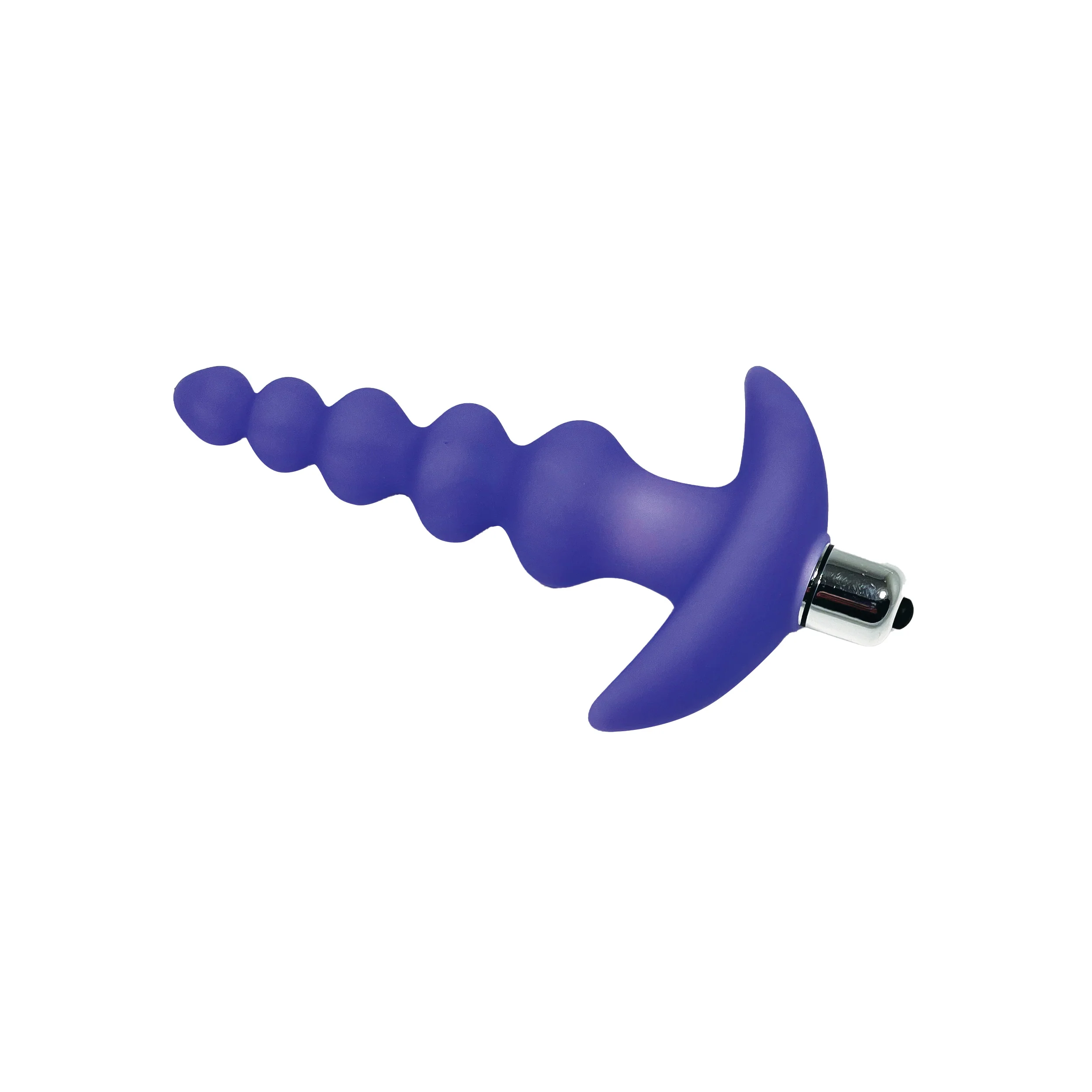Hook N' Up Purple Glow-in-the-Dark Butt Plug - Image 2