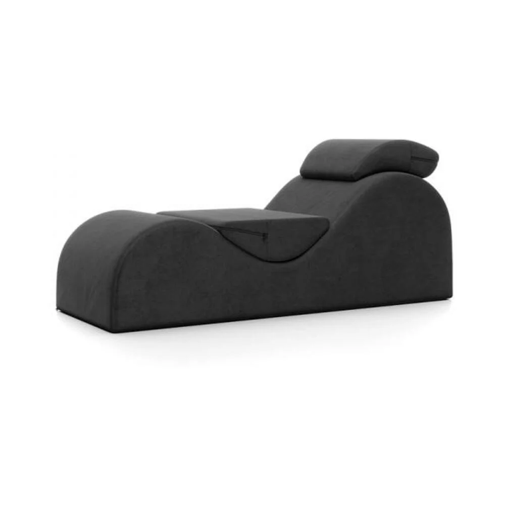 Esse Lounger Original Tantric Chair by Liberator Microvelvet Black - Image 3