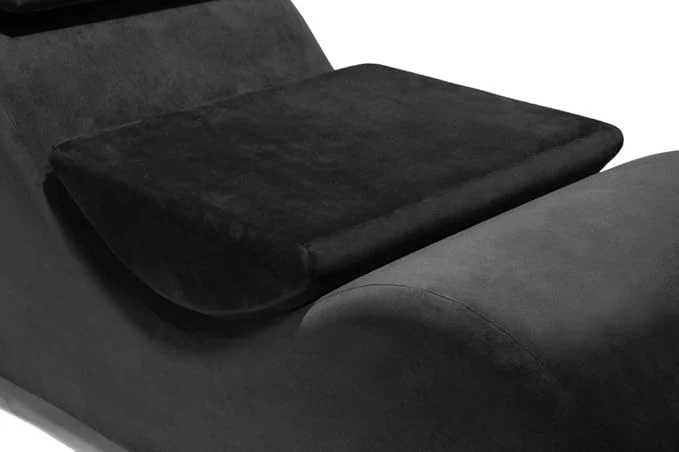 Esse Lounger Original Tantric Chair by Liberator Microvelvet Black - Image 4