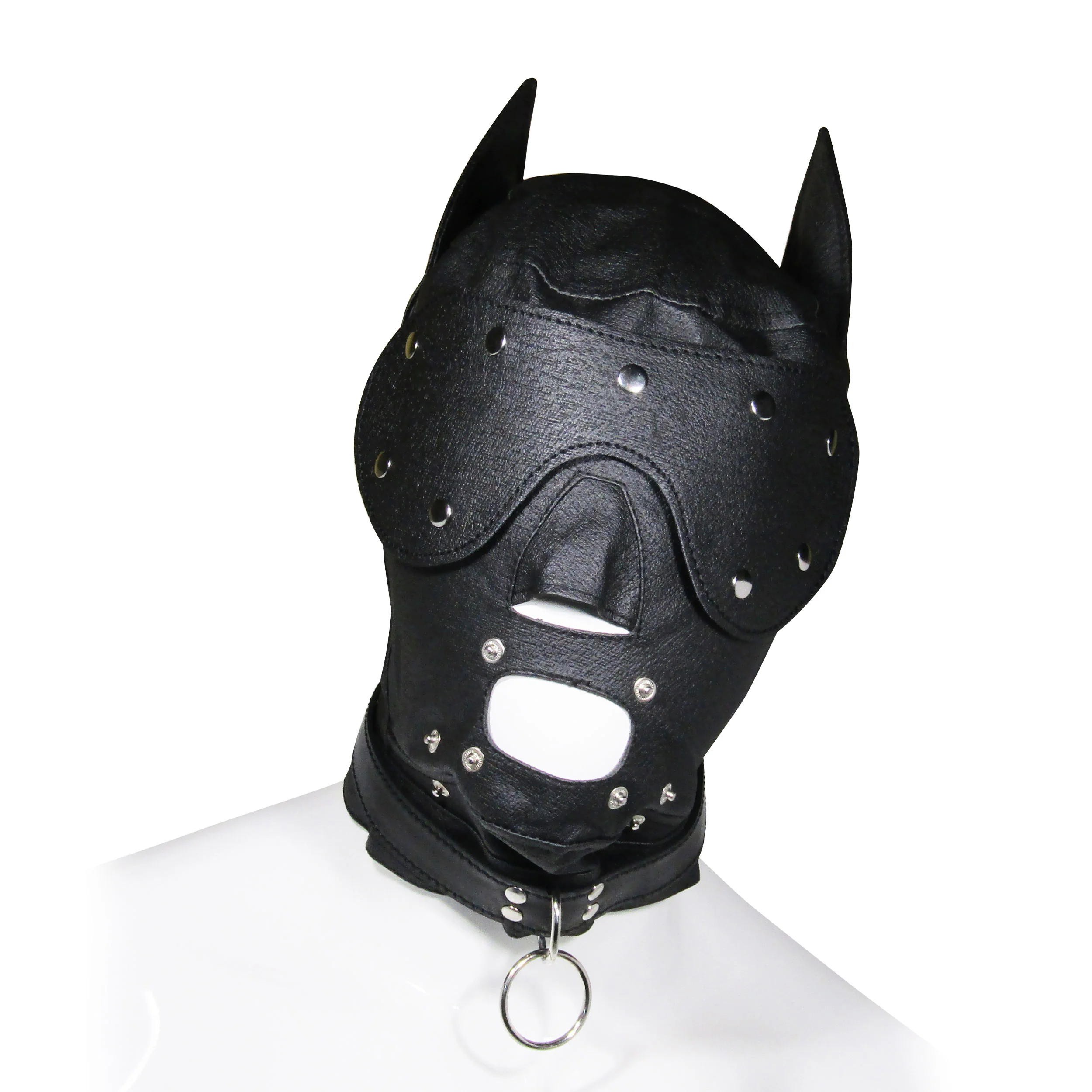 Fetish Pleasure Play Black Dog Hood - Image 3