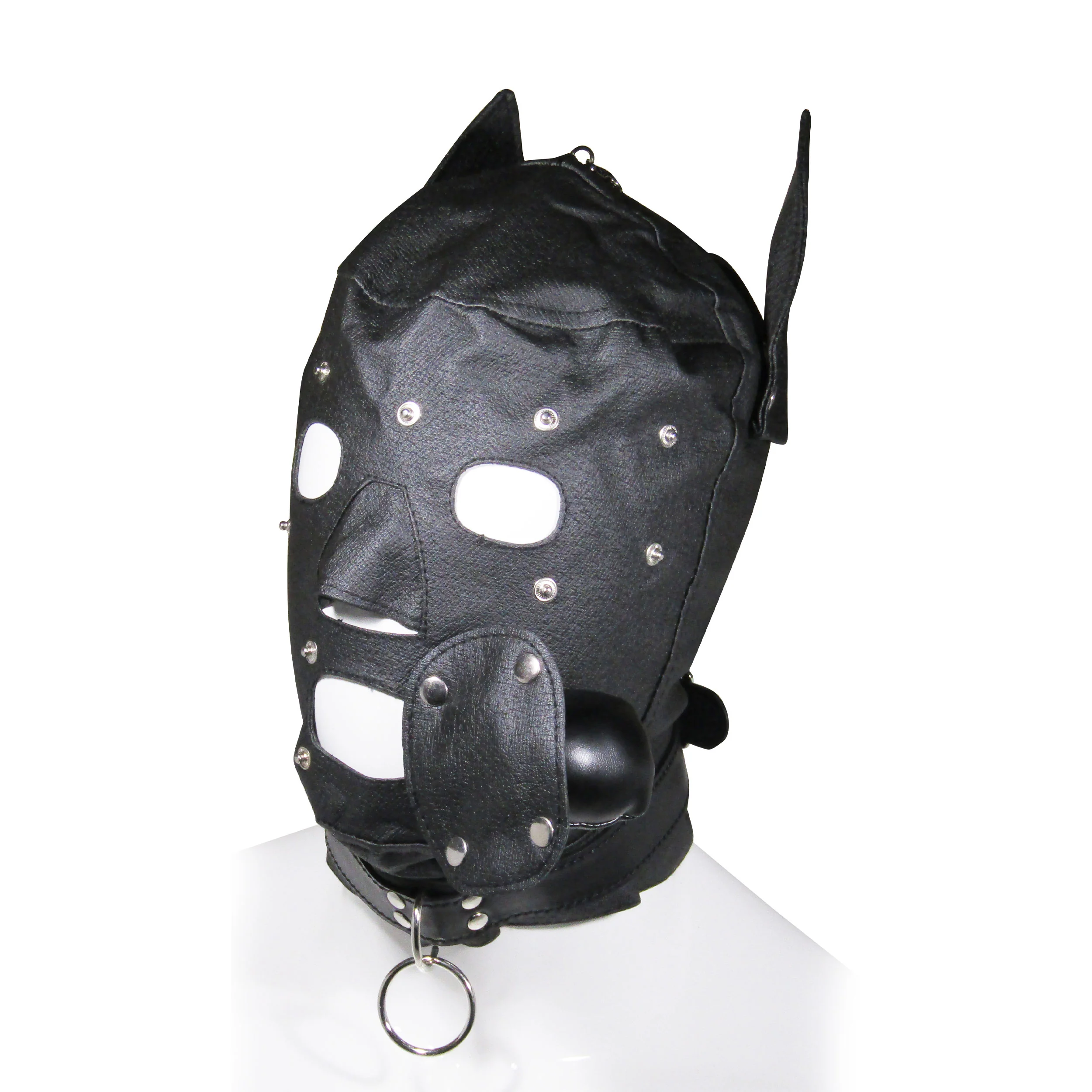 Fetish Pleasure Play Black Dog Hood - Image 4