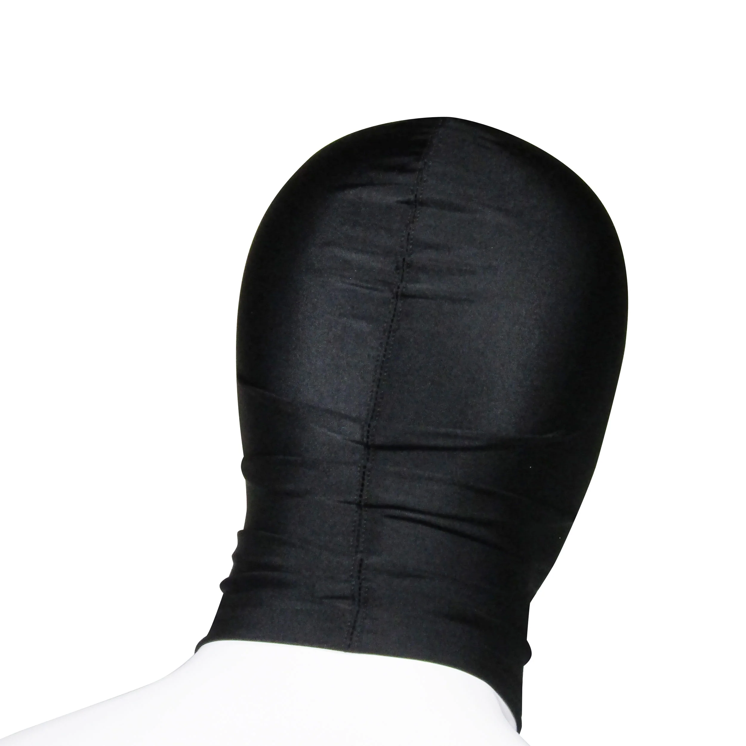Fetish Pleasure Play Fabric Hood w/Zipper and Nostrils - Image 2