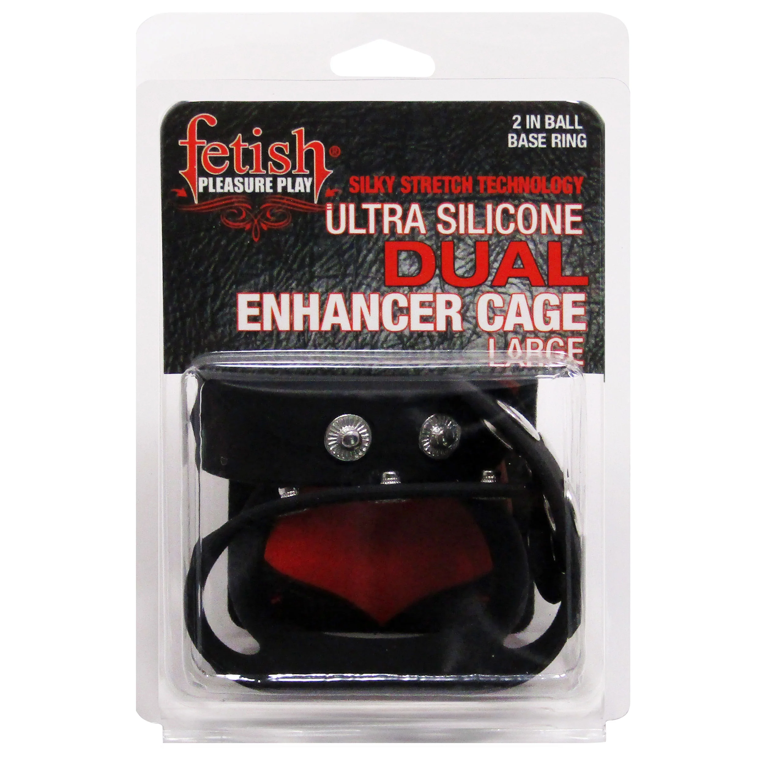 Fetish Pleasure Play Large Dual Enhancer Cage - Image 6