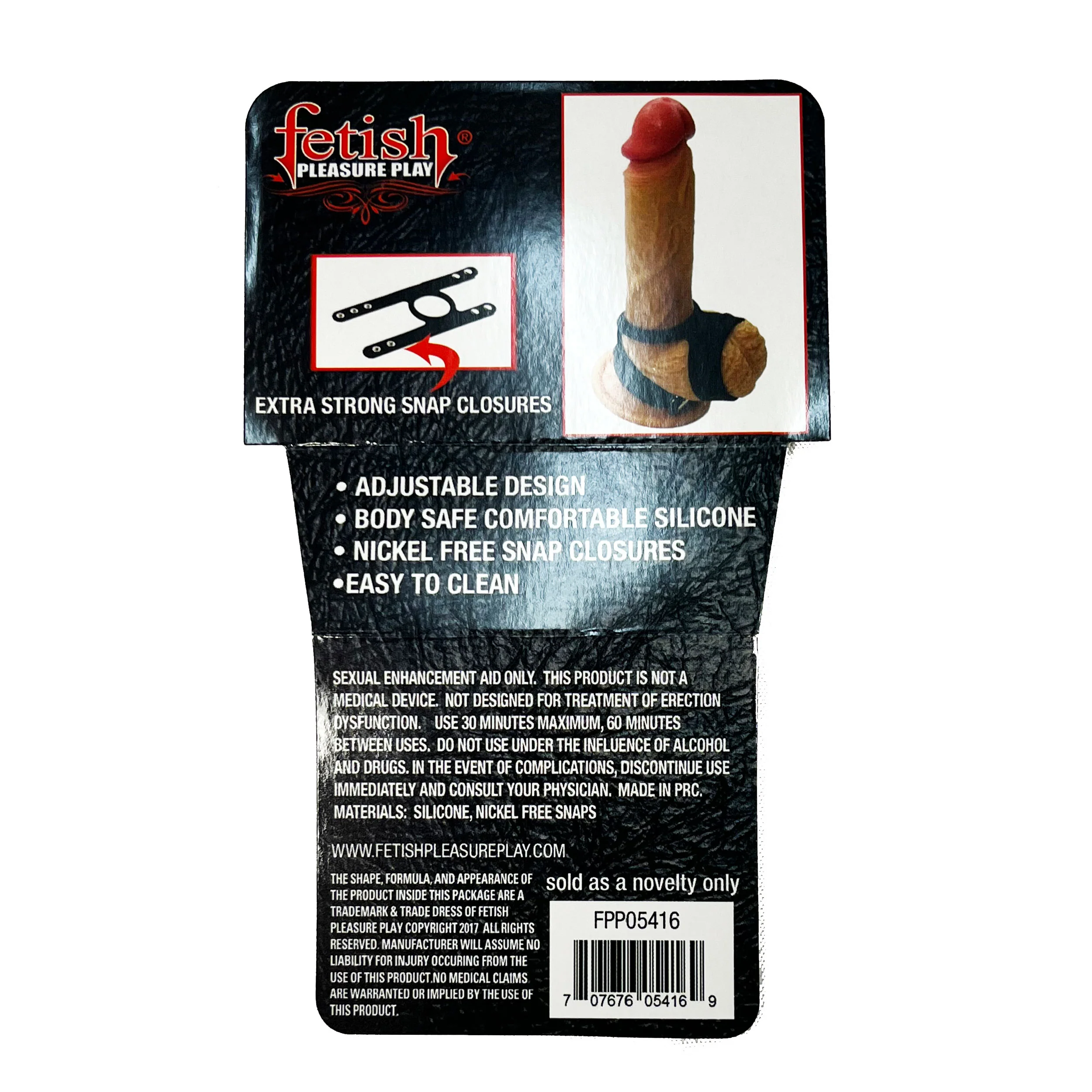 Fetish Pleasure Play Medium Dual Enhancer Cage - Image 4