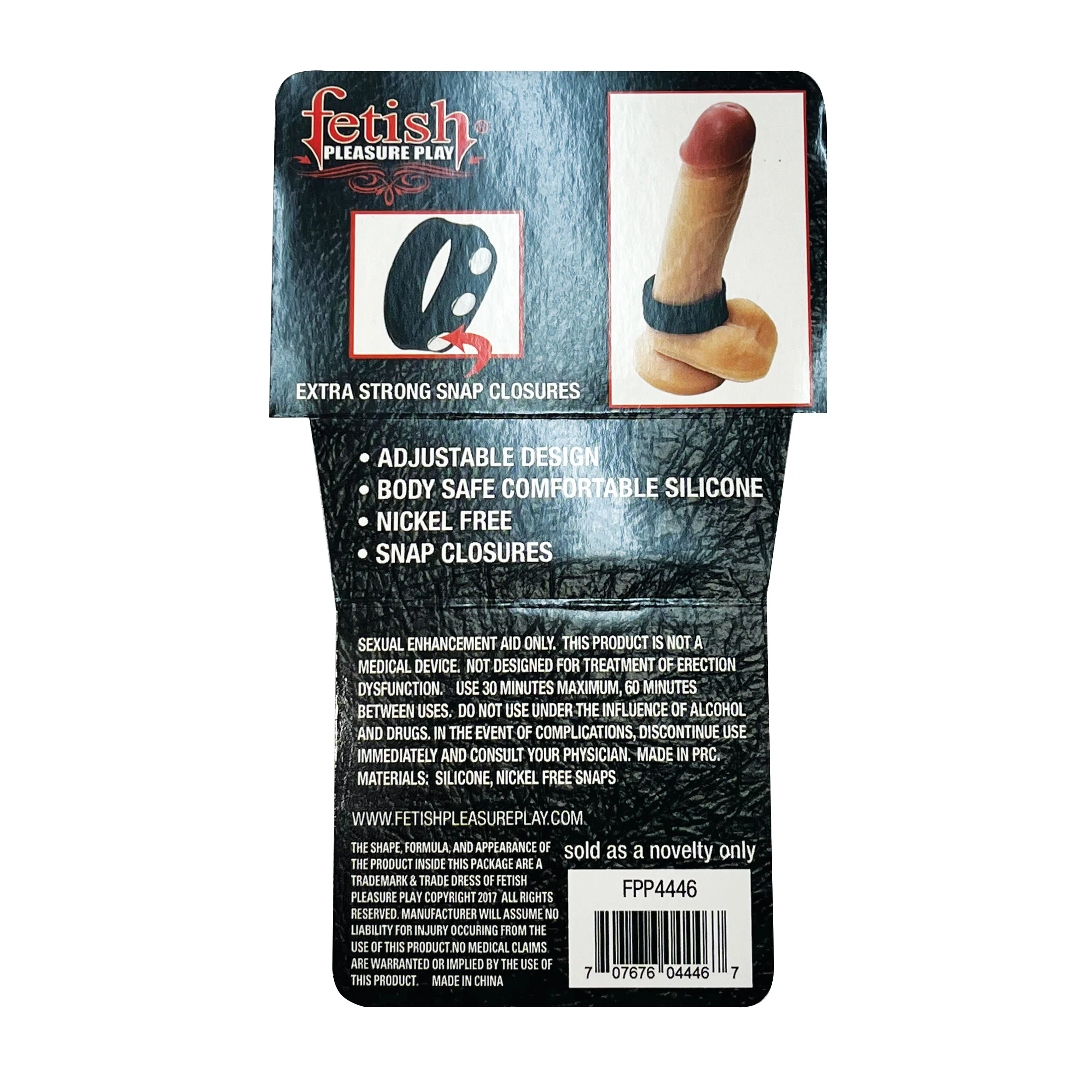Fetish Pleasure Play Medium Snap Ring - Image 4