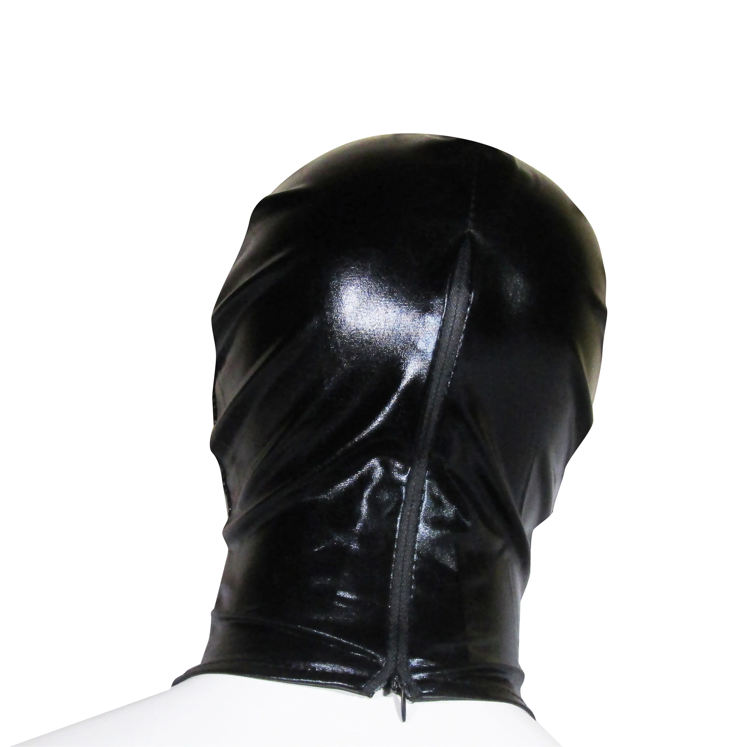 Fetish Pleasure Play Open Mouth Blackout Hood - Image 2