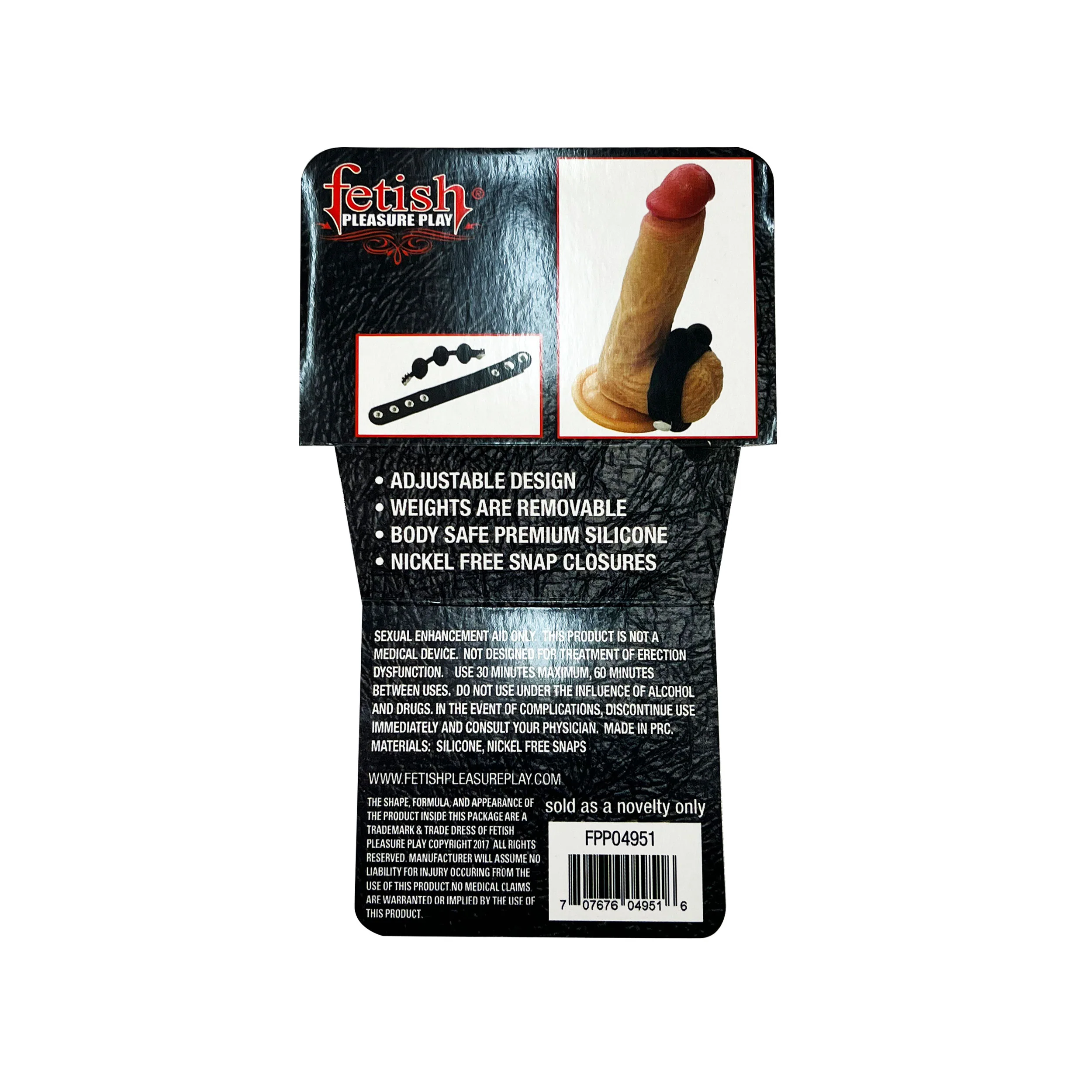 Fetish Pleasure Play Weighted Ball Stretcher - Image 4