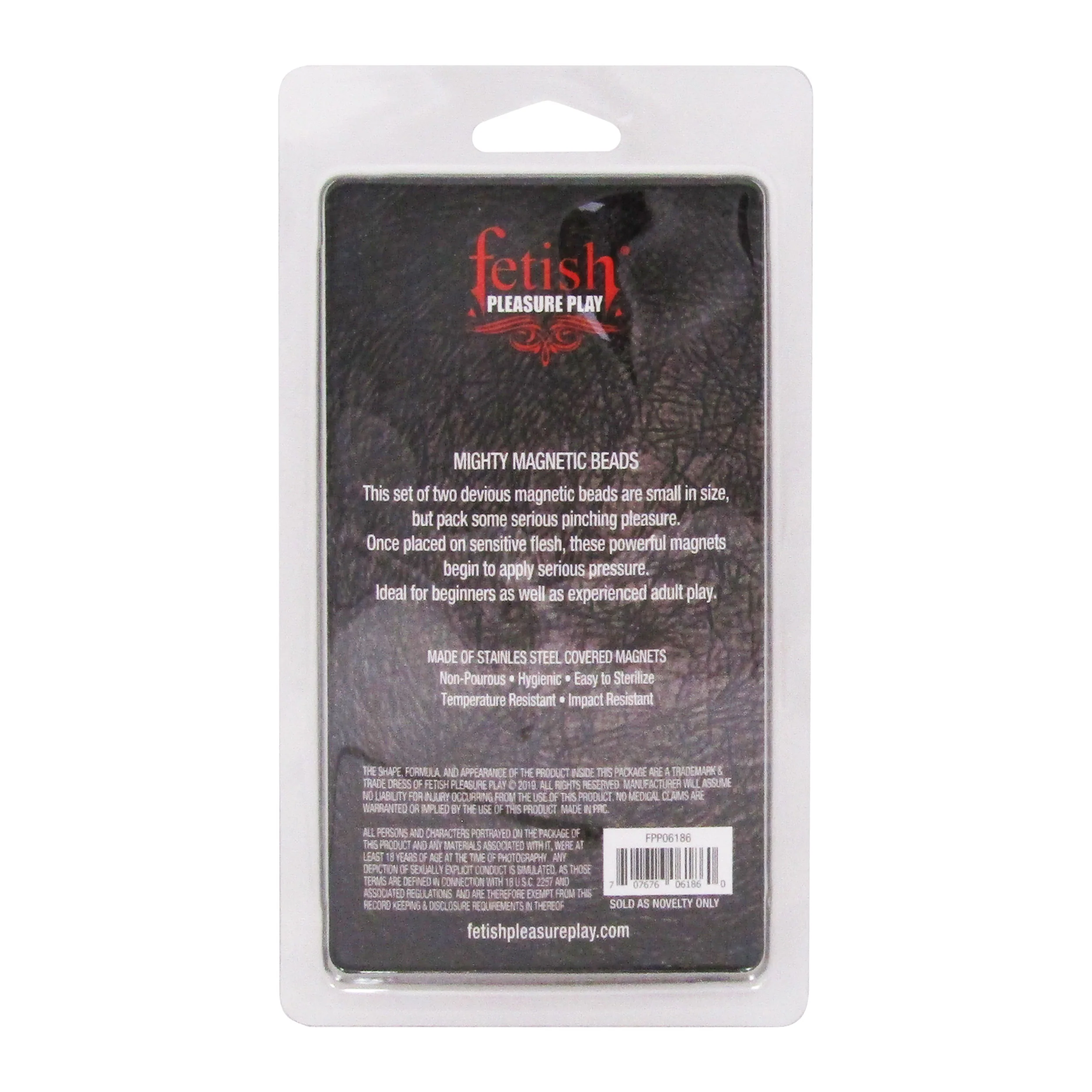 Fetish Pleasure Play XL Magnetic Nipple Beads - Image 3