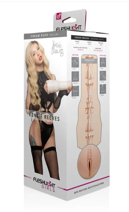 Fleshlight Girls Kenzie Reeves Creampuff Masturbator Stroker - Image 2