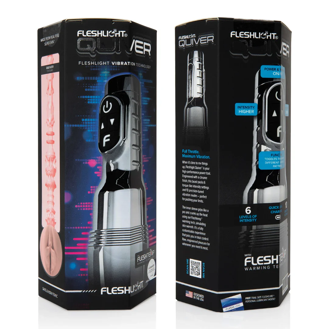 Fleshlight Quiver - Rechargeable Vibrating Stroker - Image 10