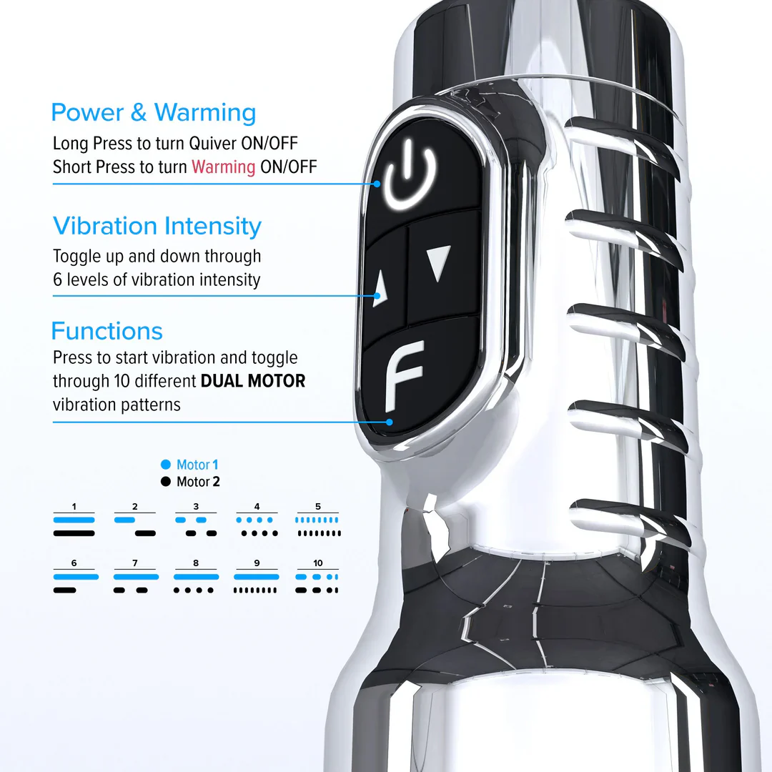 Fleshlight Quiver - Rechargeable Vibrating Stroker - Image 6