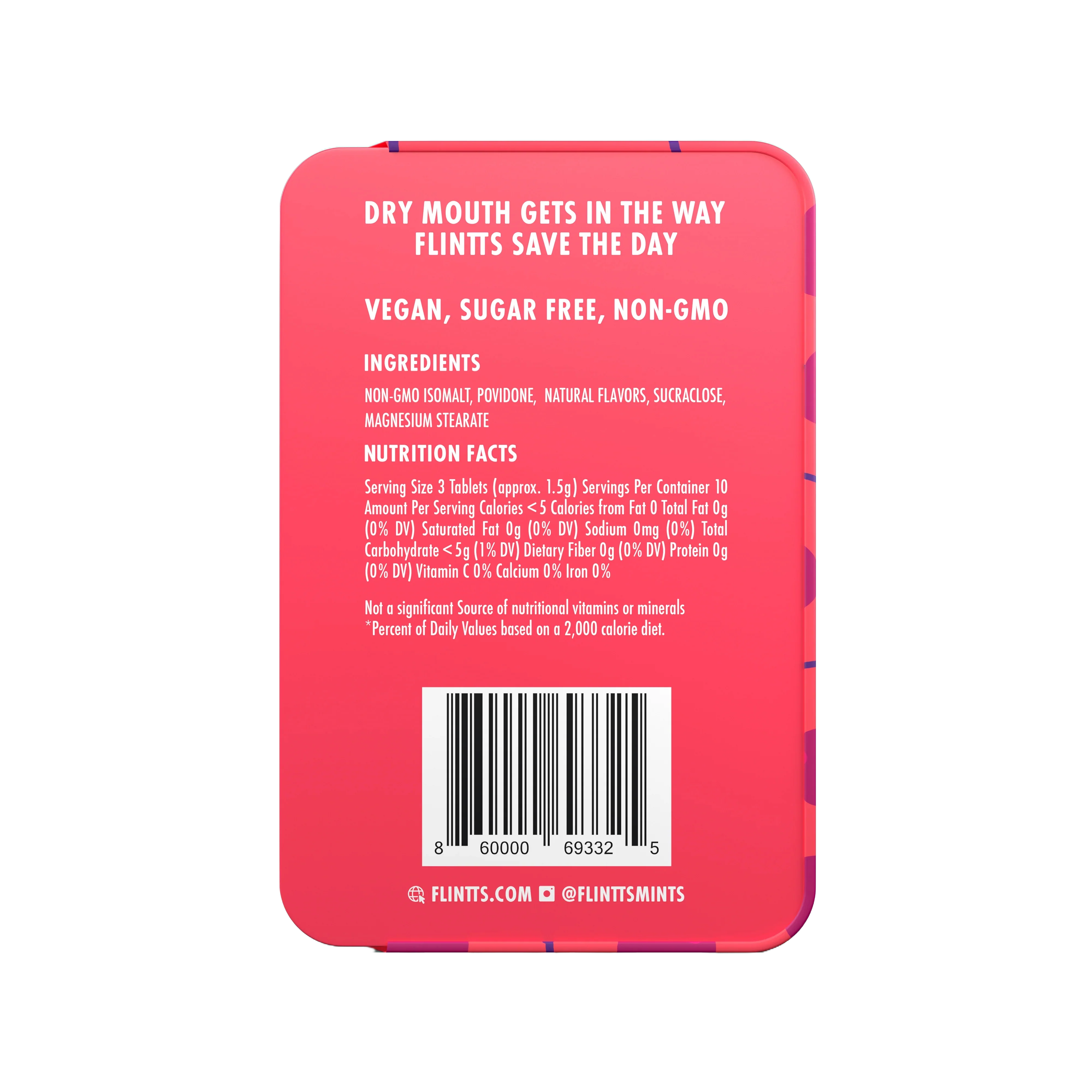 Flintts Mouth Watering Mints in Cherry - F Strength 150 - Image 2