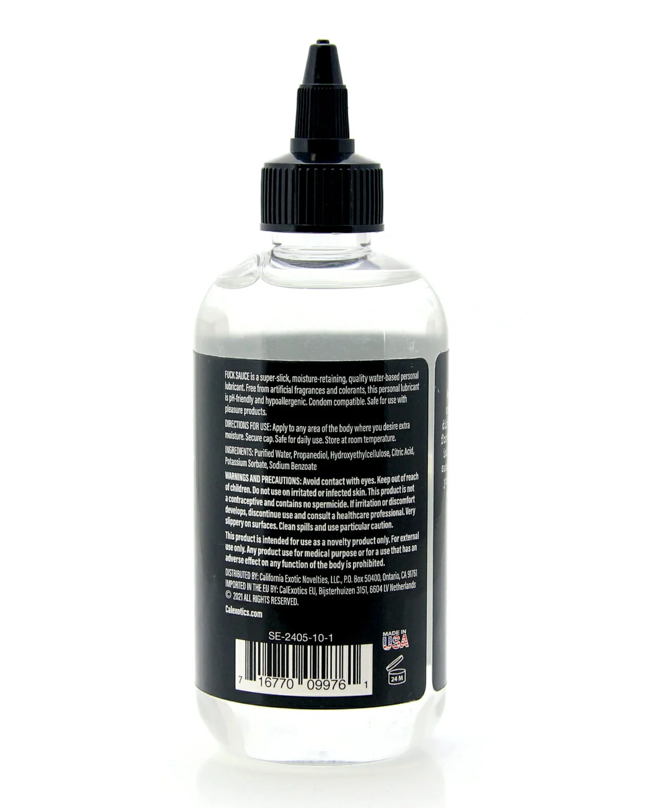 Fuck Sauce Water-Based Personal Lubricant - 8 oz - Image 2