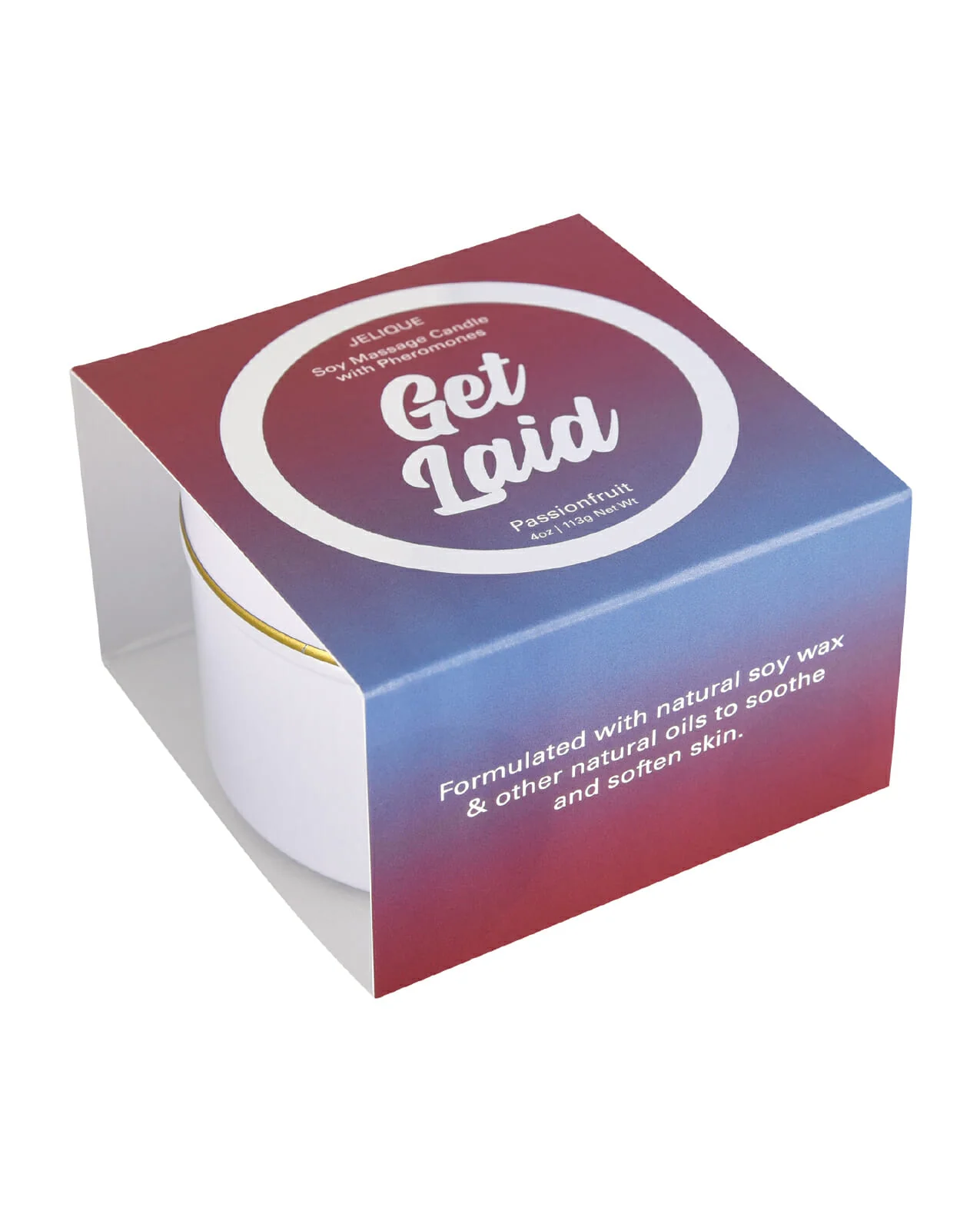 Jelique Get Laid Passion Fruit Massage Candle – 4 oz - Image 5