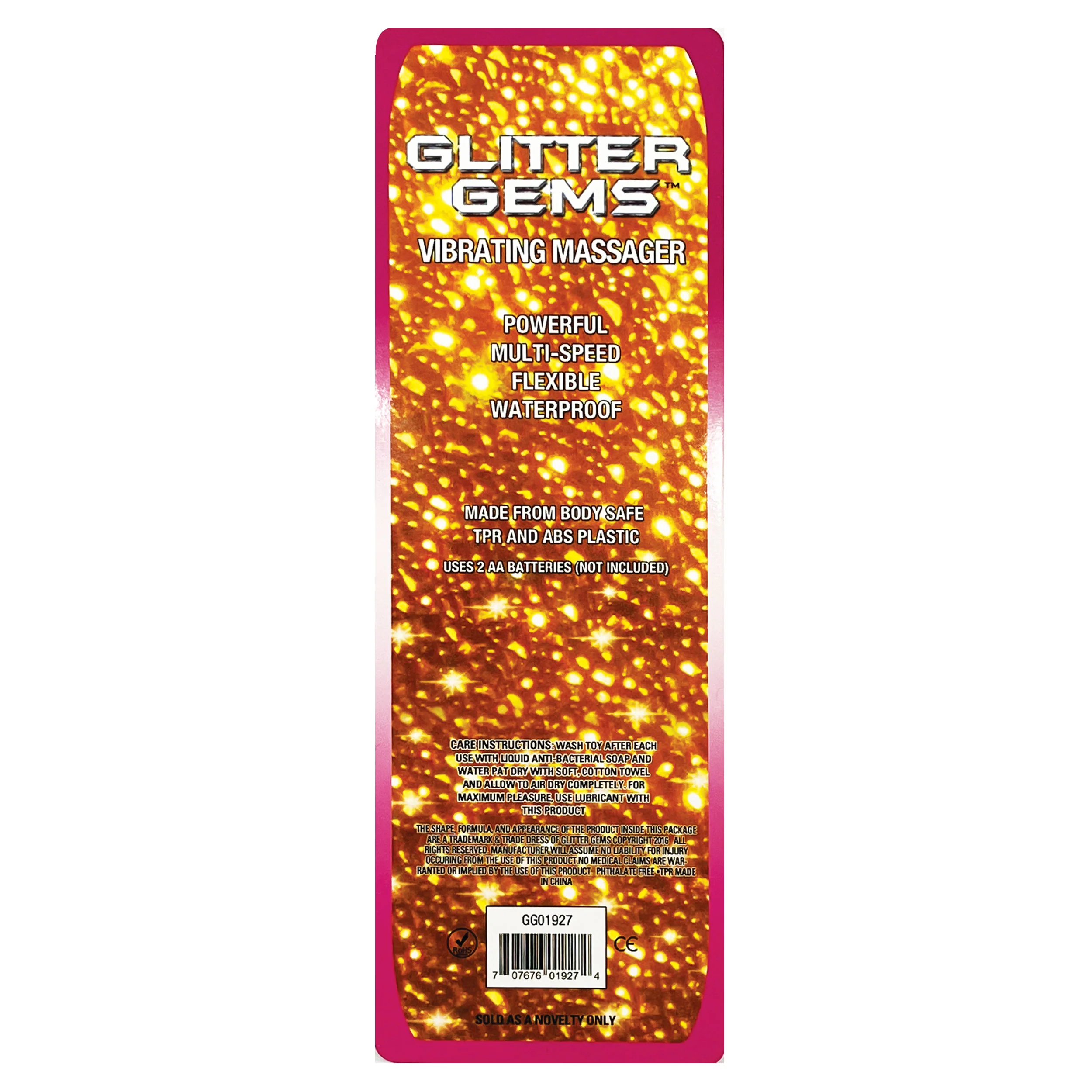 Glitter Gem Pink Vibrator - Image 4