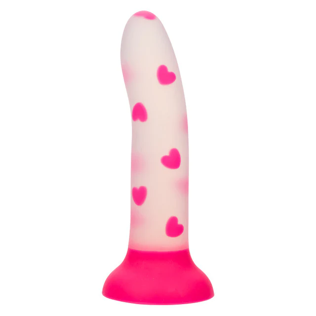 Glowstick Glow-in-the-Dark Hearts Dildo - Image 2