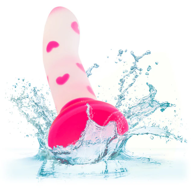 Glowstick Glow-in-the-Dark Hearts Dildo - Image 5