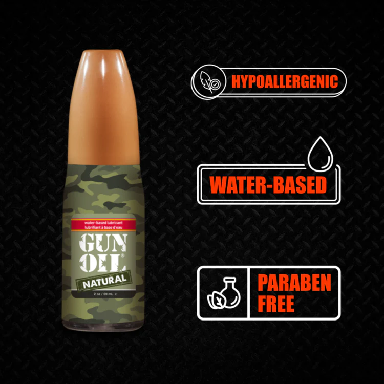 Gun Oil Natural Water-Based Lube 4oz - Image 2