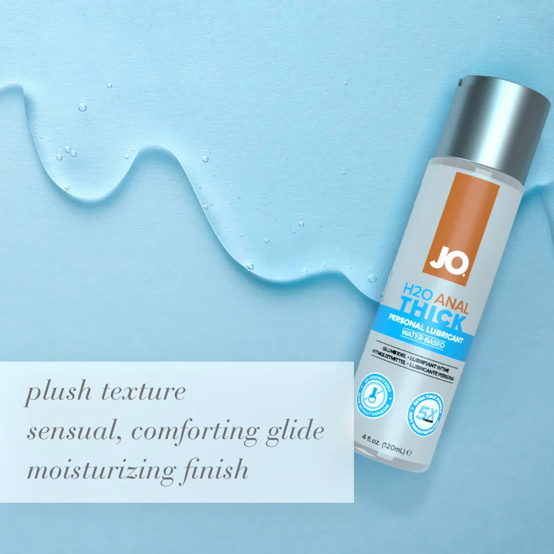 JO H2O Anal Thick Water-Based Lube - 4oz - Image 2
