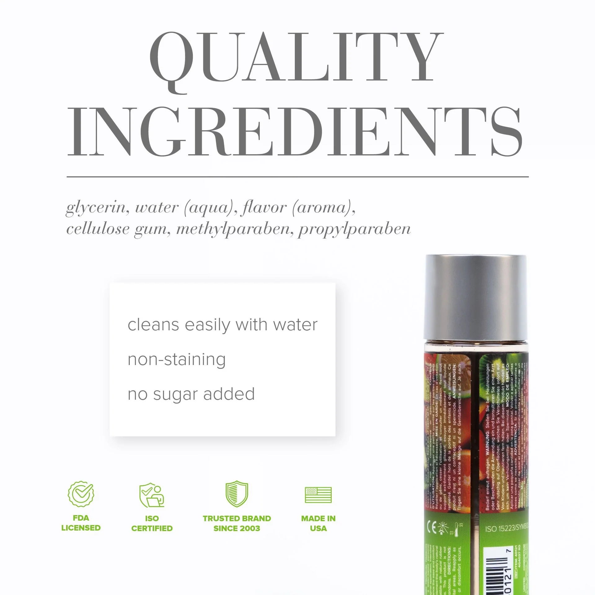 JO H2O Tropical Passion Flavored Lubricant - 2 oz - Image 2