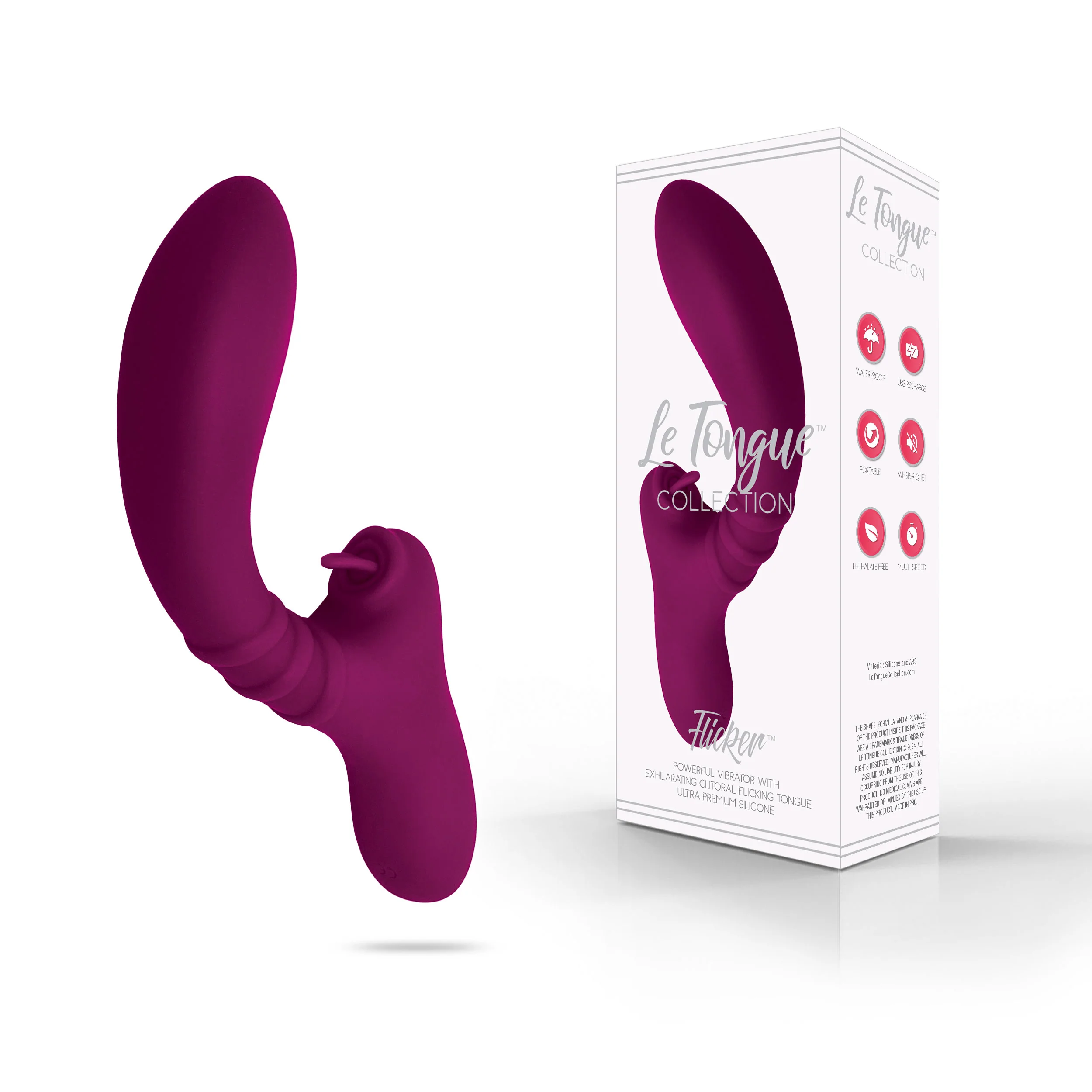 Le Tongue Flicker Clitoral & G-Spot Vibrator - Image 5